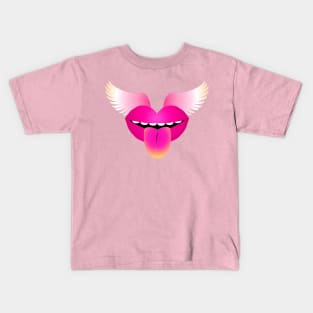 Kissy Pink Kids T-Shirt